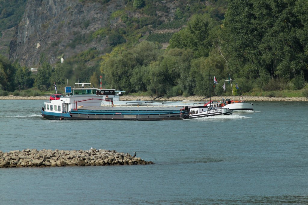 berholmanver stromaufwrts auf dem Rhein am 15.09.2011 bei Leutesdorf.