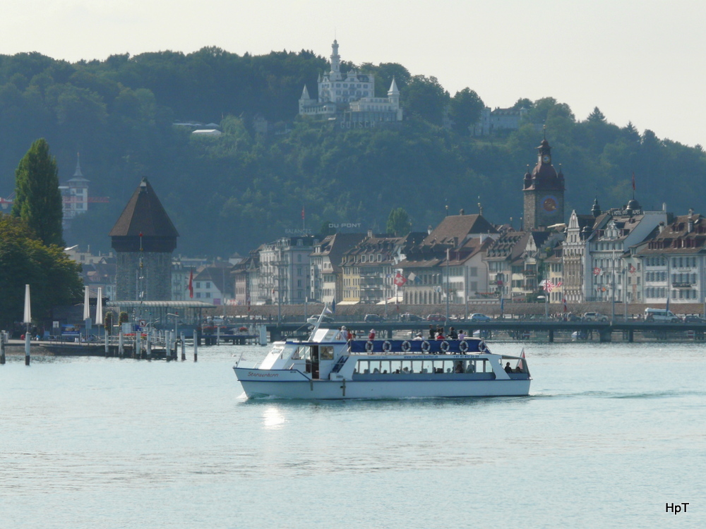 Vierwaldstttersee - MS Stanserhorn unterwegs vor Luzern am 10.09.2012