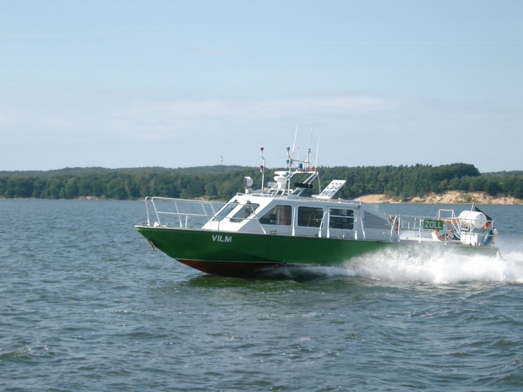 Zollboot Vilm war bis 2007 im Einsatz rund um Rgen