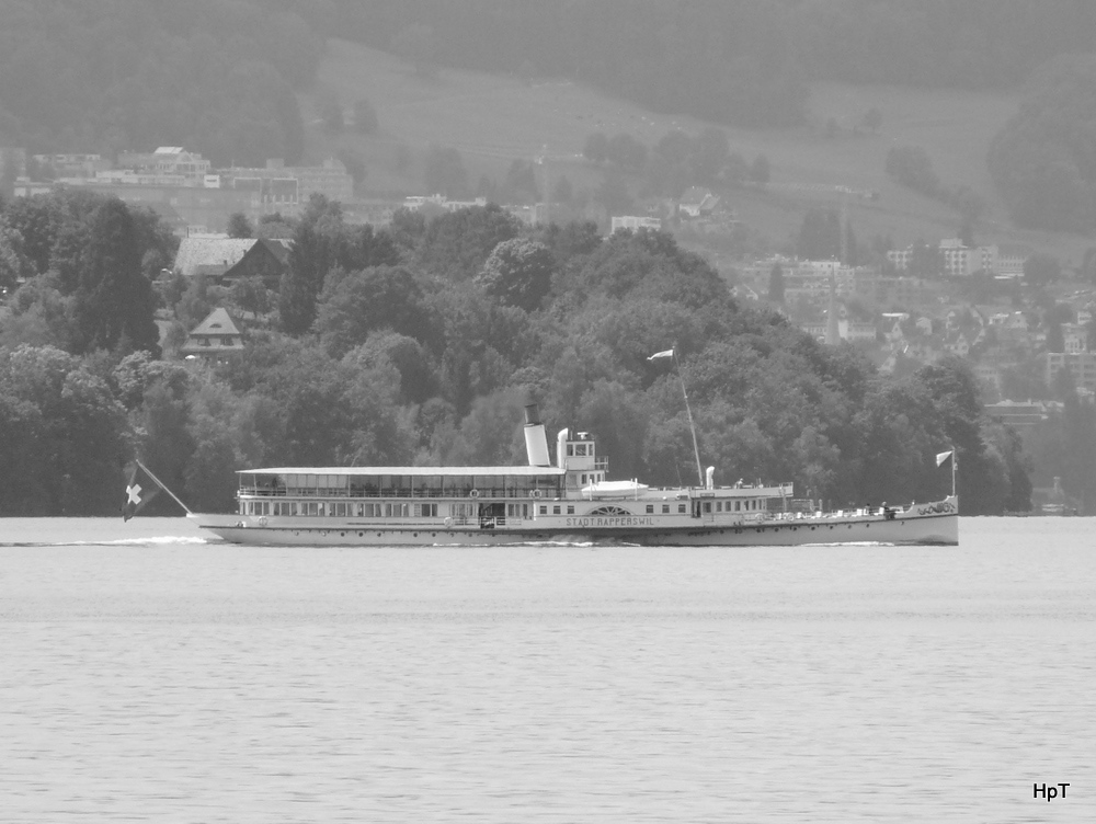 Zrichsee - Dampfschiff Stadt Rapperswil unterwegs am 10.06.2011