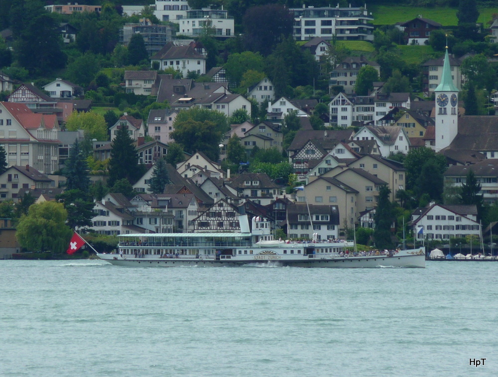 Zrichsee - DS Stadt Zrich unterwegs nach Zrich am 13.08.2011