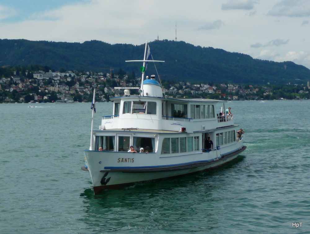 Zrichsee - MS SNTIS unterwegs auf dem Zrichsee am 13.08.2011