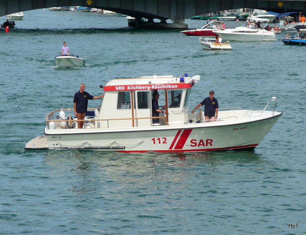 Zrichsee - SRD  Kilchberg-Rschlikon unterwegs auf dem Zrichsee am 13.08.2011