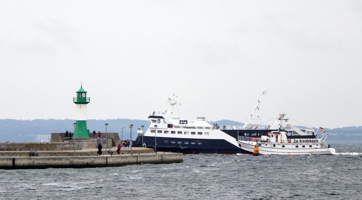 08.10.20 Kleine Wettfahrt ausgehend Stadthafen Sassnitz mit KOI und JAN CUX 