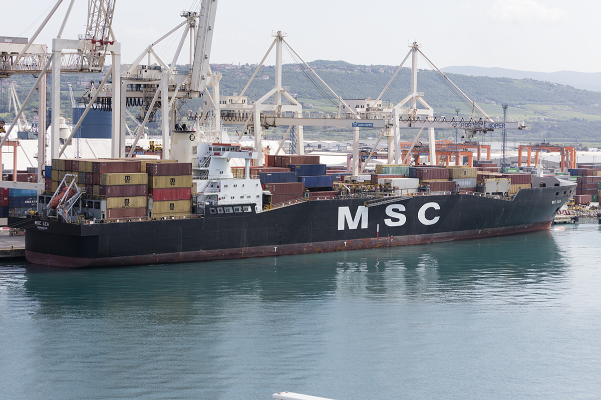 09.06.2018, Koper, MSC Lea, IMO 9162643 

