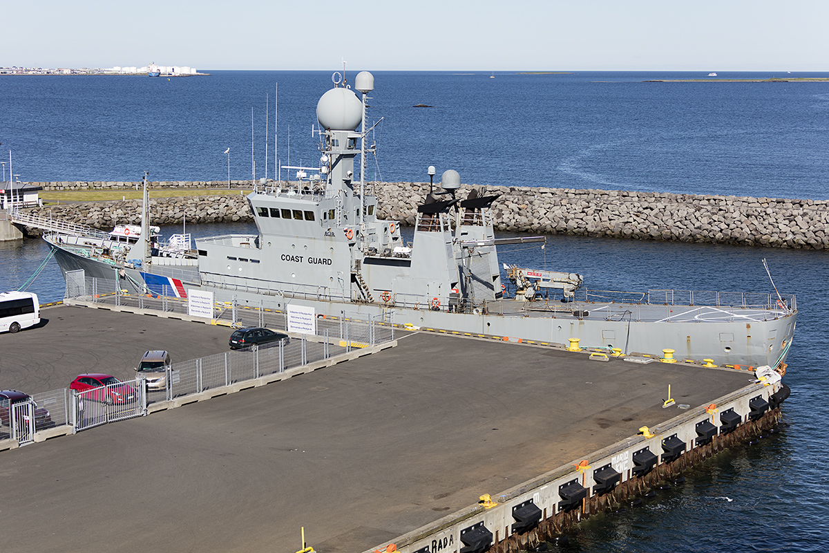 12.06.2017, Reykjavik, Coast Guard, Aegir, IMO 6821585



