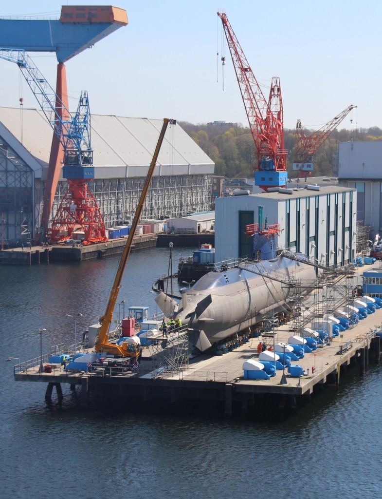 23.4.2015 Kiel. U-Boot Werft