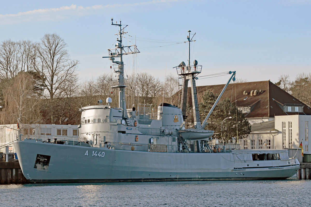 A 1440 JUIST am 28.01.2022 im Hafen von Neustadt / Holstein