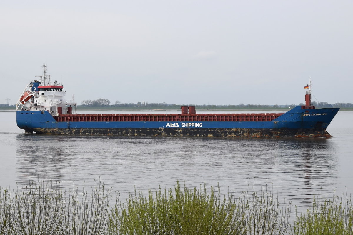 ABIS CUXHAVEN , General Cargo , IMO 9548304 , Baujahr 2011 , 114 x 14m , 30.04.2016 Grünenedeich