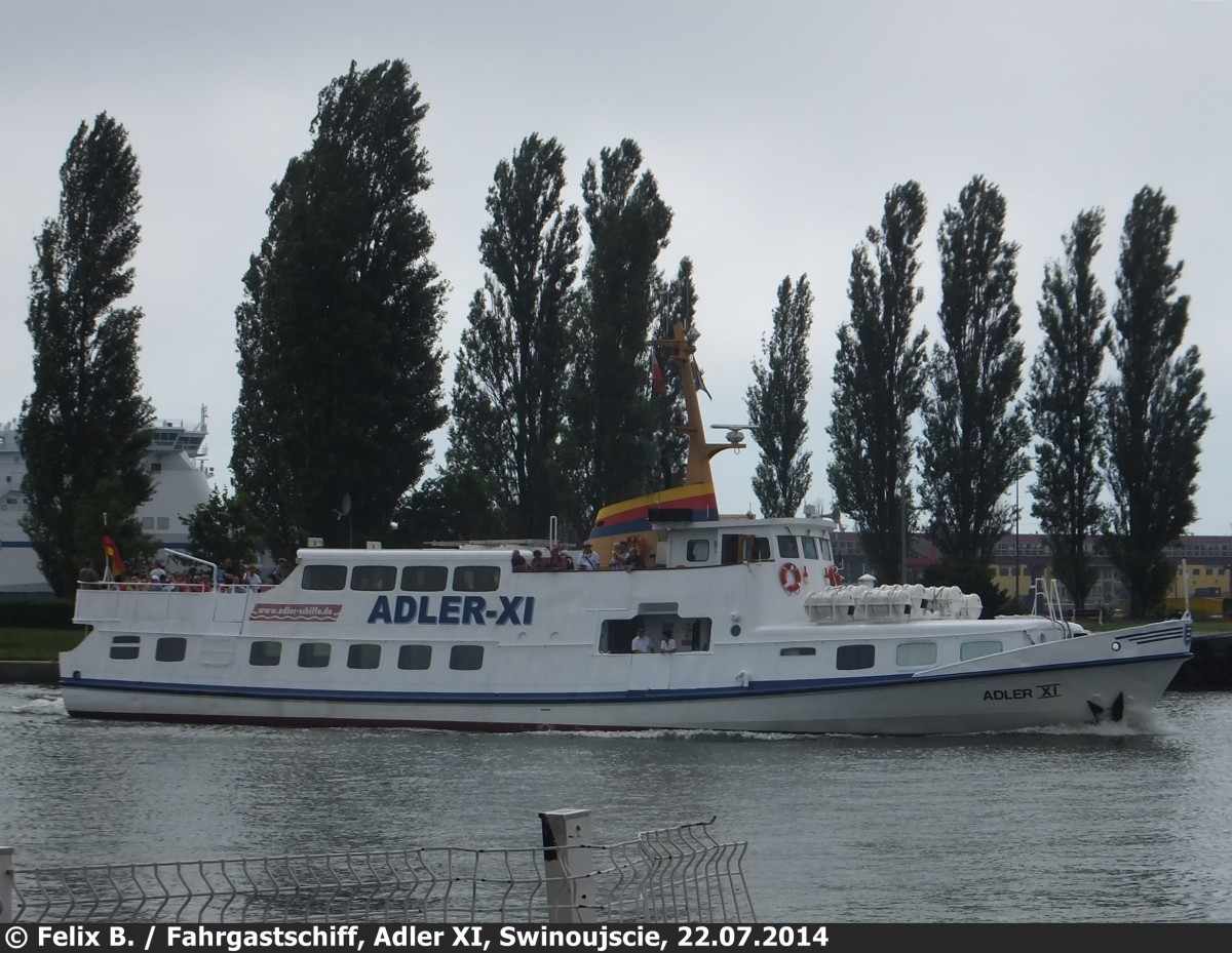  Adler XI  in Świnoujście am 22.07.2014