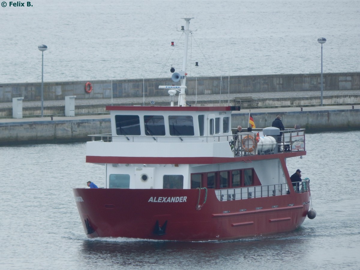  Alexander  im Stadthafen Sassnitz am 26.04.2015