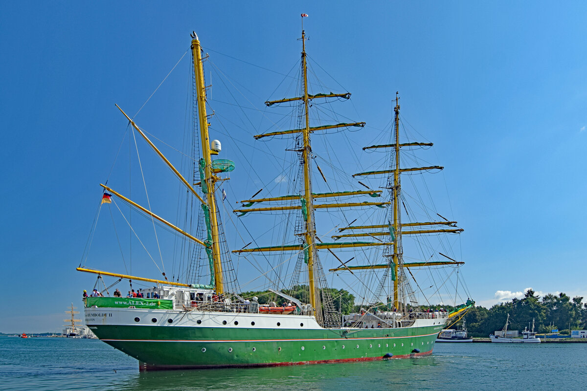 ALEXANDER VON HUMBOLDT II (IMO 9618446) am 31.08.2021 im Hafen von Lübeck-Travemünde