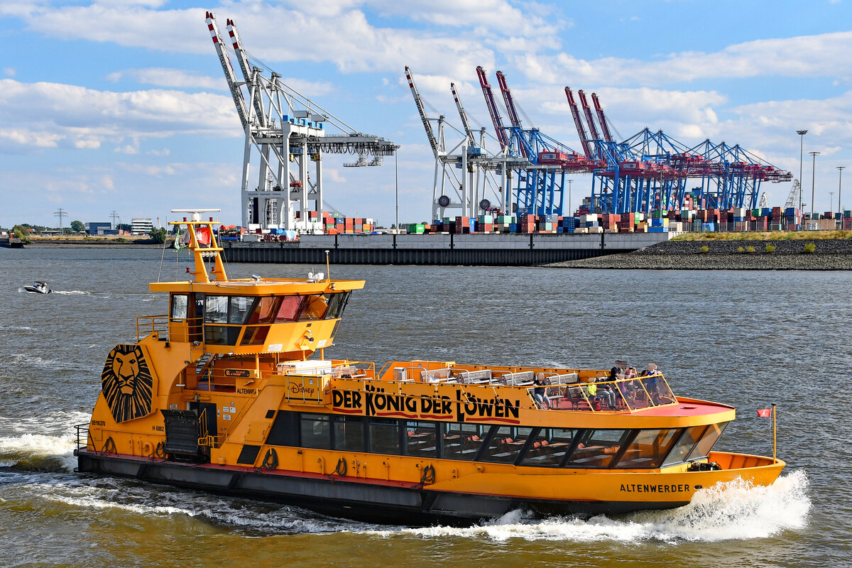 ALTENWERDER (3) (ENI 051 16370) am 2.9.2022 im Hafen von Hamburg