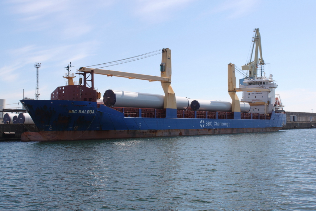 Am Mittag des 20.04.2019 lag die BBC Balboa im Rostocker Überseehafen.