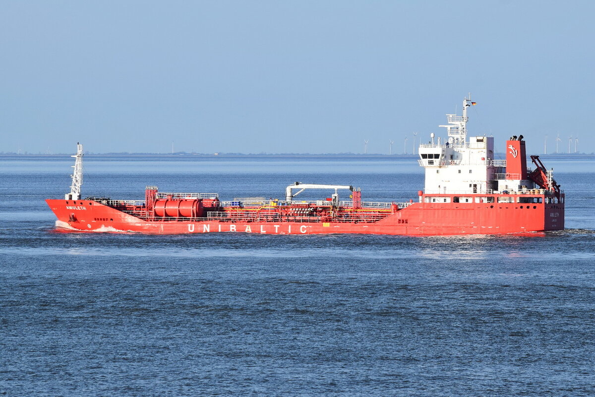 AMULETH , Tanker , IMO 9778002 , Baujahr 2016 , 101.8 x 15.3 m , Cuxhaven , 18.04.2022