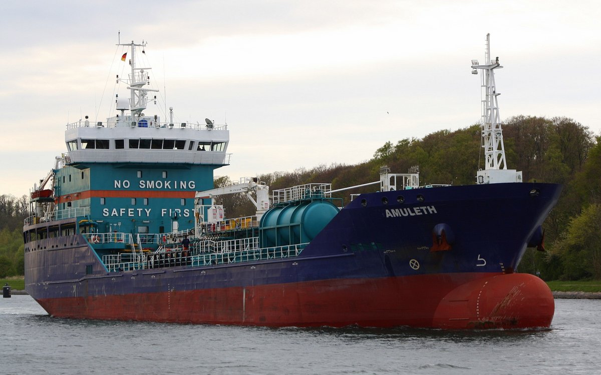 Amuleth - Tanker auf dem Nord-Ostsee-Kanal - Kiel - 03.05.2017