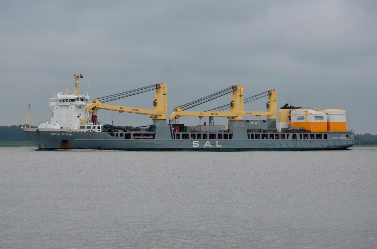 ANNE SOFIE   Frachtschiff    Lühe   09.05.2014