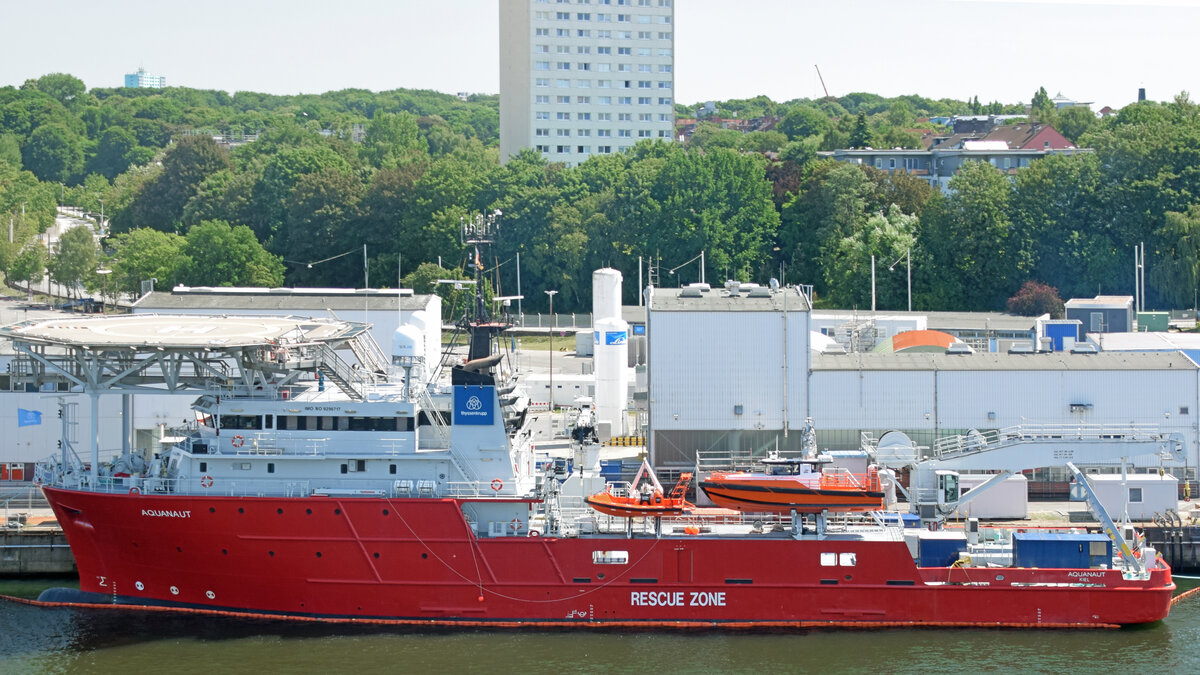 AQUANAUT (IMO 9296717) am 17.7.2021 im Hafen von Kiel