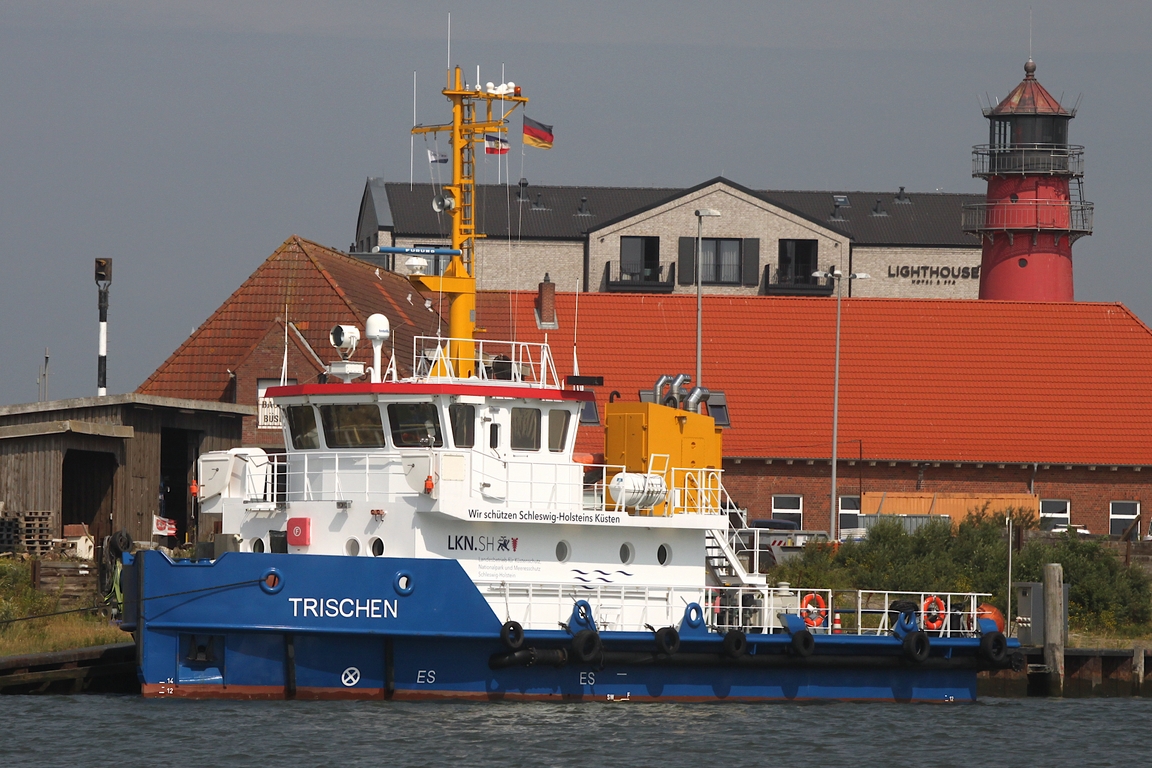 Arbeitsschiff  TRISCHEN (MMSI 211202970); Datum: 25.07.2026; Aufnahmeort: Nordsee/Hafen B�sum, Deutschland.