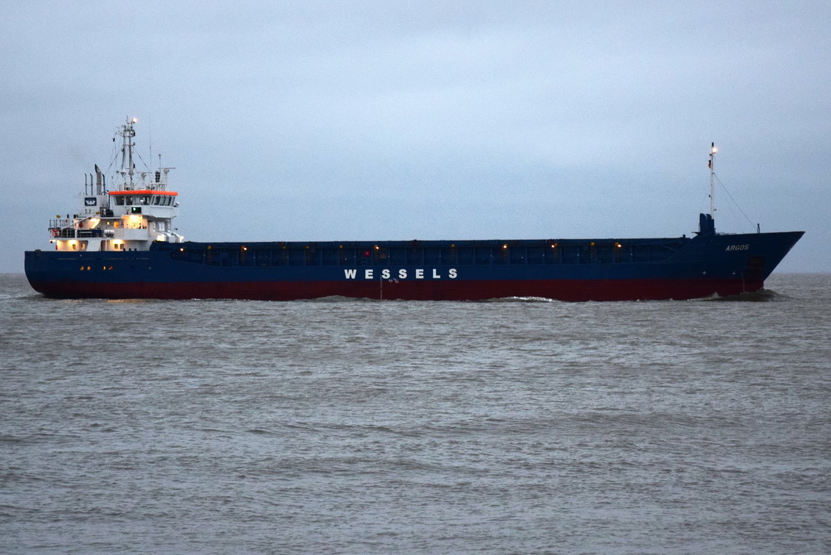 ARGOS , General Cargo , IMO 9383924 , Baujahr 2007 , 87.8 × 13m , 24.12.2017 Cuxhaven
