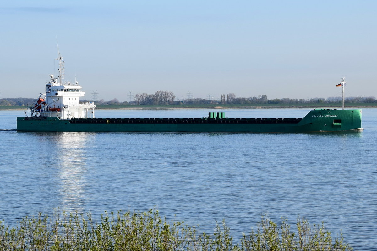 ARKLOW BAECON , General Cargo , IMO 9638795 , Baujhar 2014 , 119.5 × 15m , 19.04.2017 Grünendeich