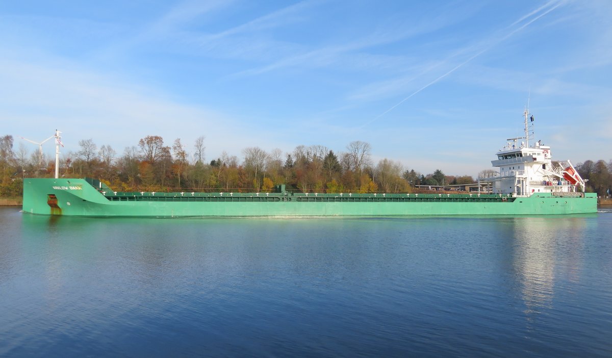 ARKLOW BANK - Hh= Rotterdam - IMO= 9638769 - RC= PCWW - Bj.= 2014 - 8565 To. -
am 17.11.2019 in Sehestedt am Nord-Ostsee-Kanal