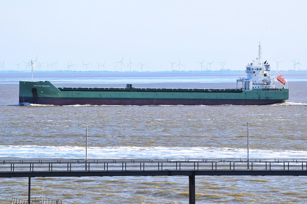 ARKLOW BEACON , General Cargo , IMO 9638795 , Baujahr 2014 , 119.49 x 14.99 m , 22.04.2022 , Cuxhaven