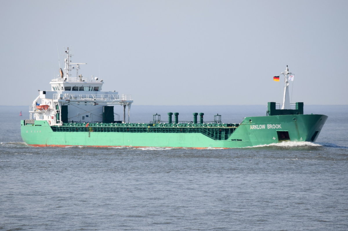 ARKLOW BROOK , General Cargo Ship , IMO 9433377 , Baujahr 2011 , 265 TEU , 116.1 × 15.8m , 17.05.2017  Cuxhaven
    9433377