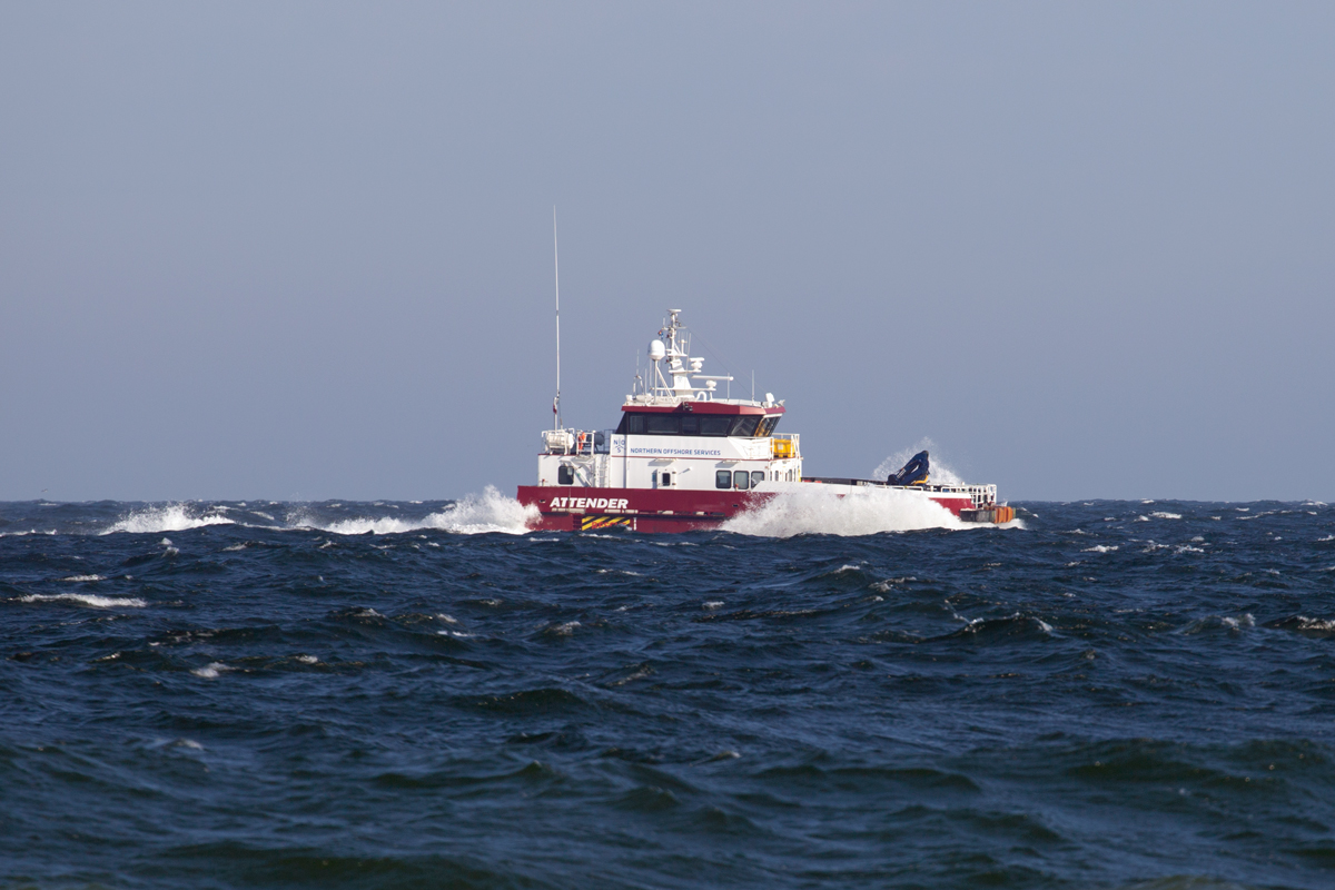 ATTENDER (IMO 9668996) auf der Fahrt zum Mukraner Hafen. - 22.04.2022