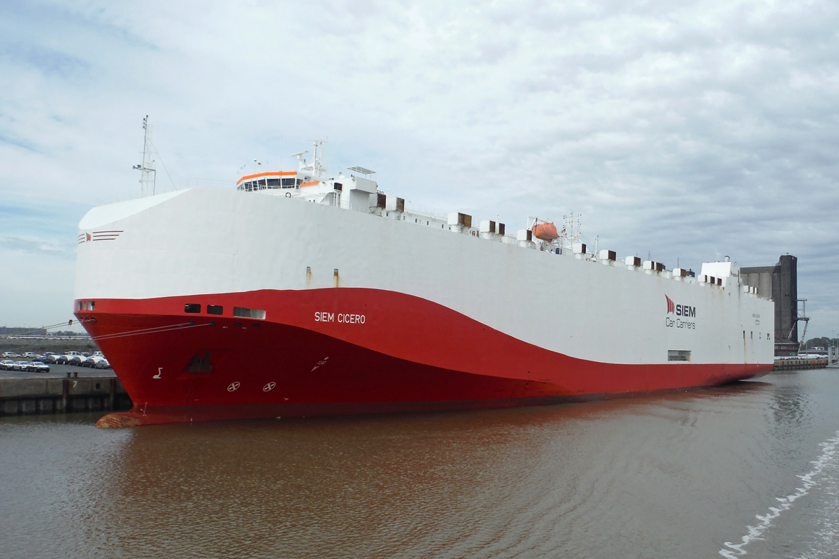 Autotransporter  SIEM CICERO  in Emden 26.9.2023