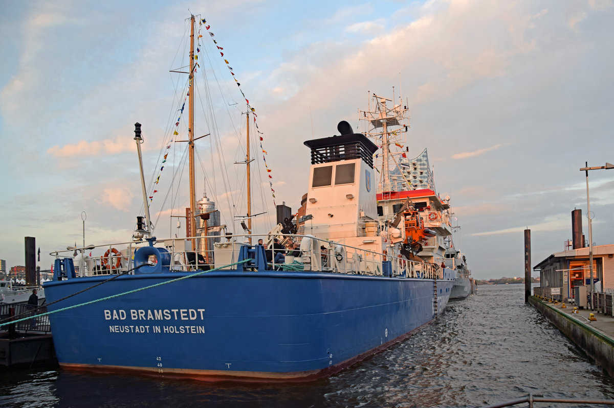 BAD BRAMSTEDT im Hafen von Hamburg. Aufgenommen von der Überseebrücke im Rahmen des Hafengeburtstages, 06.05.2017