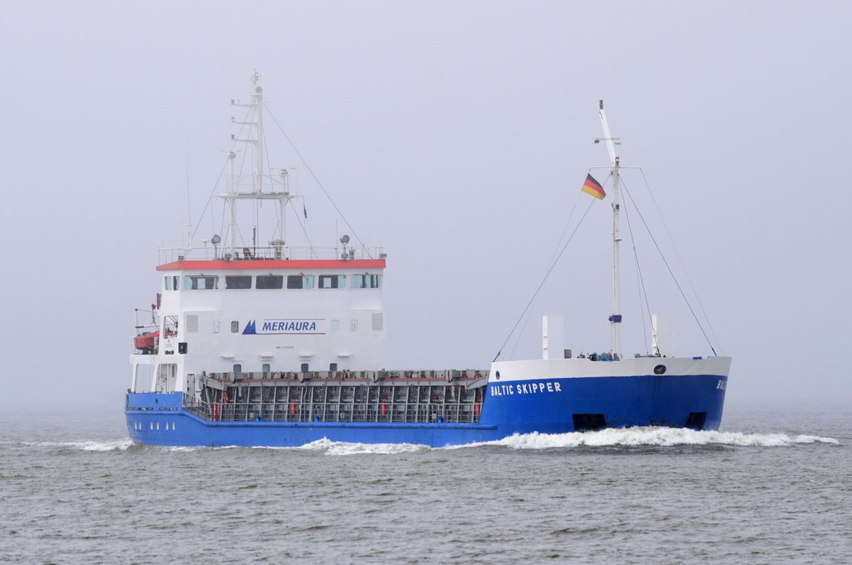 BALTIC SKIPPER , General Cargo , IMO 9138185 , 128 TEU , Baujahr 1997 , 82 × 12m , 18.06.2017  Cuxhaven