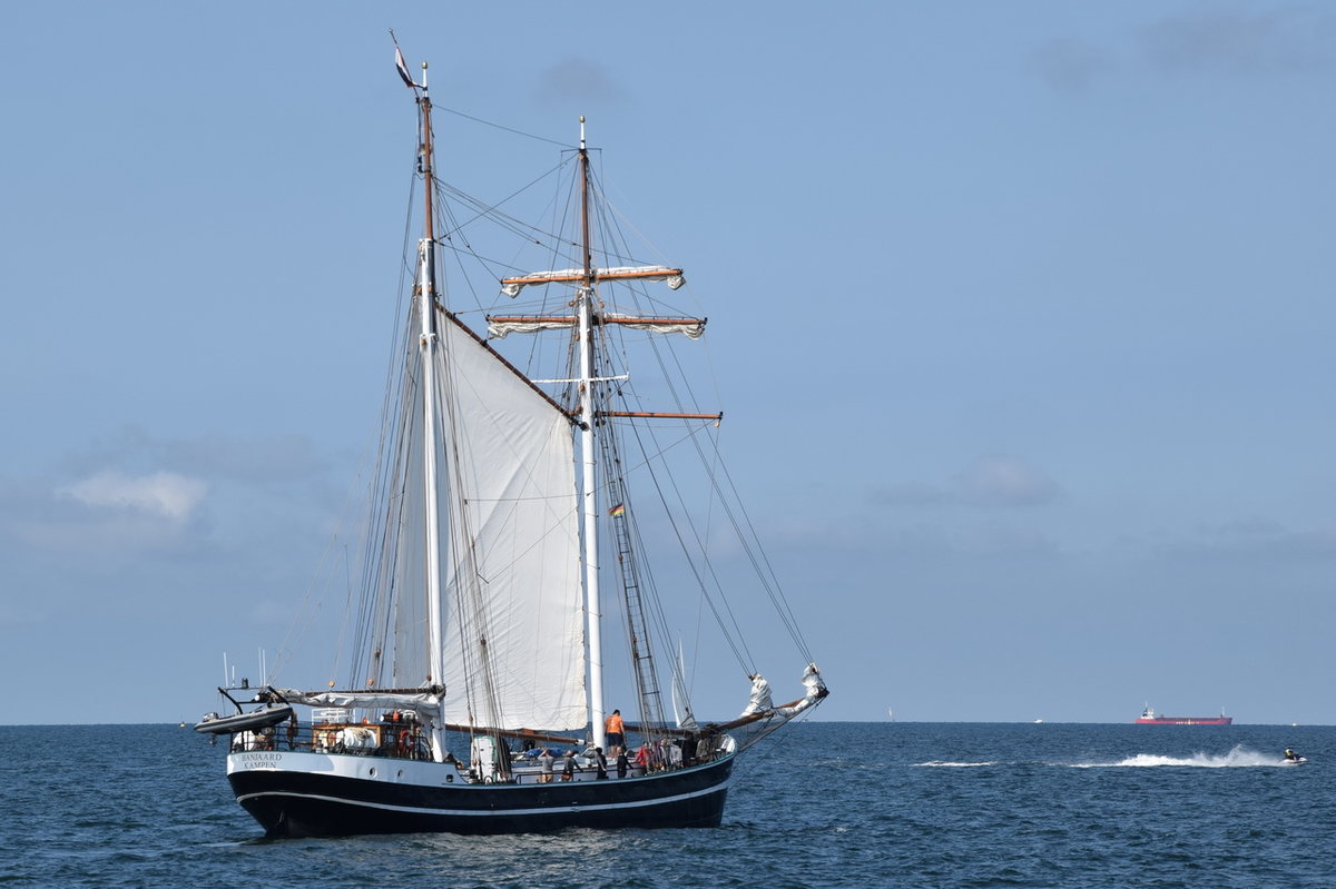 BANJAARD , Segelschiff , IMO 9096959 , Baujahr 1913 , 27.08.2016 Rostock-Warnemünde