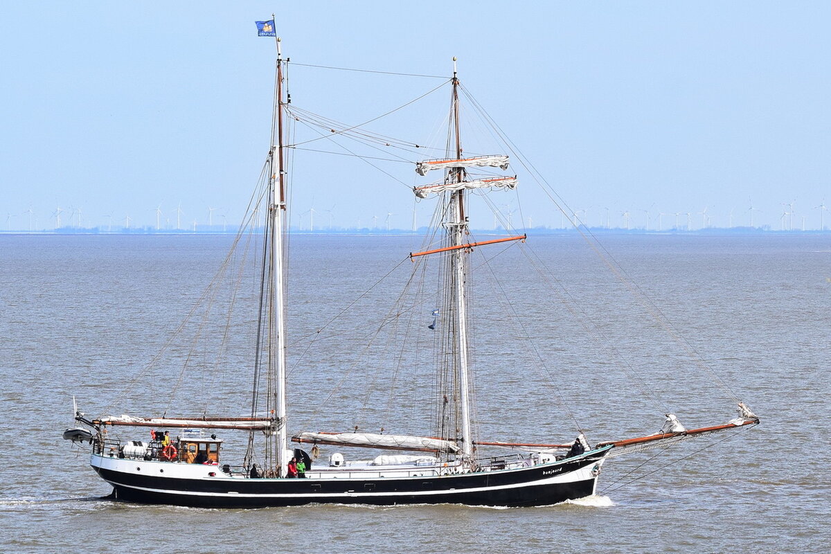 BANJAARD , Segelschiff , IMO 9096959 , Baujahr 1913 , 38 x 6 m , 21.04.2022 , Cuxhaven