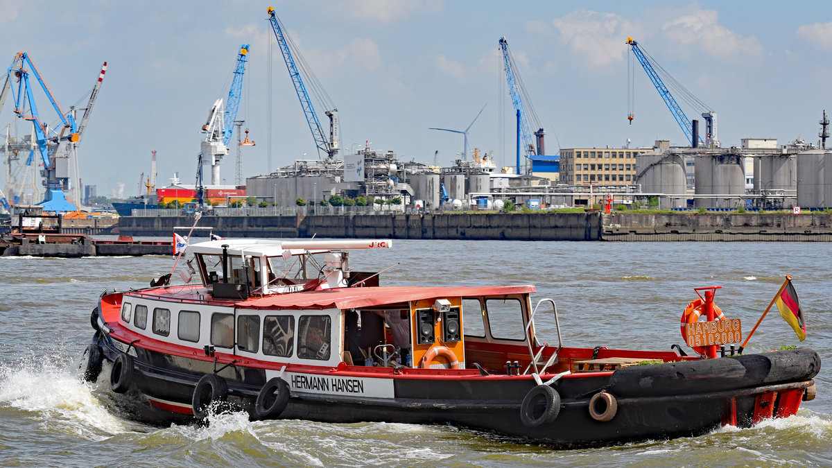 Barkasse HANSEN sien 2 (H05102080) am 26.05.2020 im Hafen von Hamburg