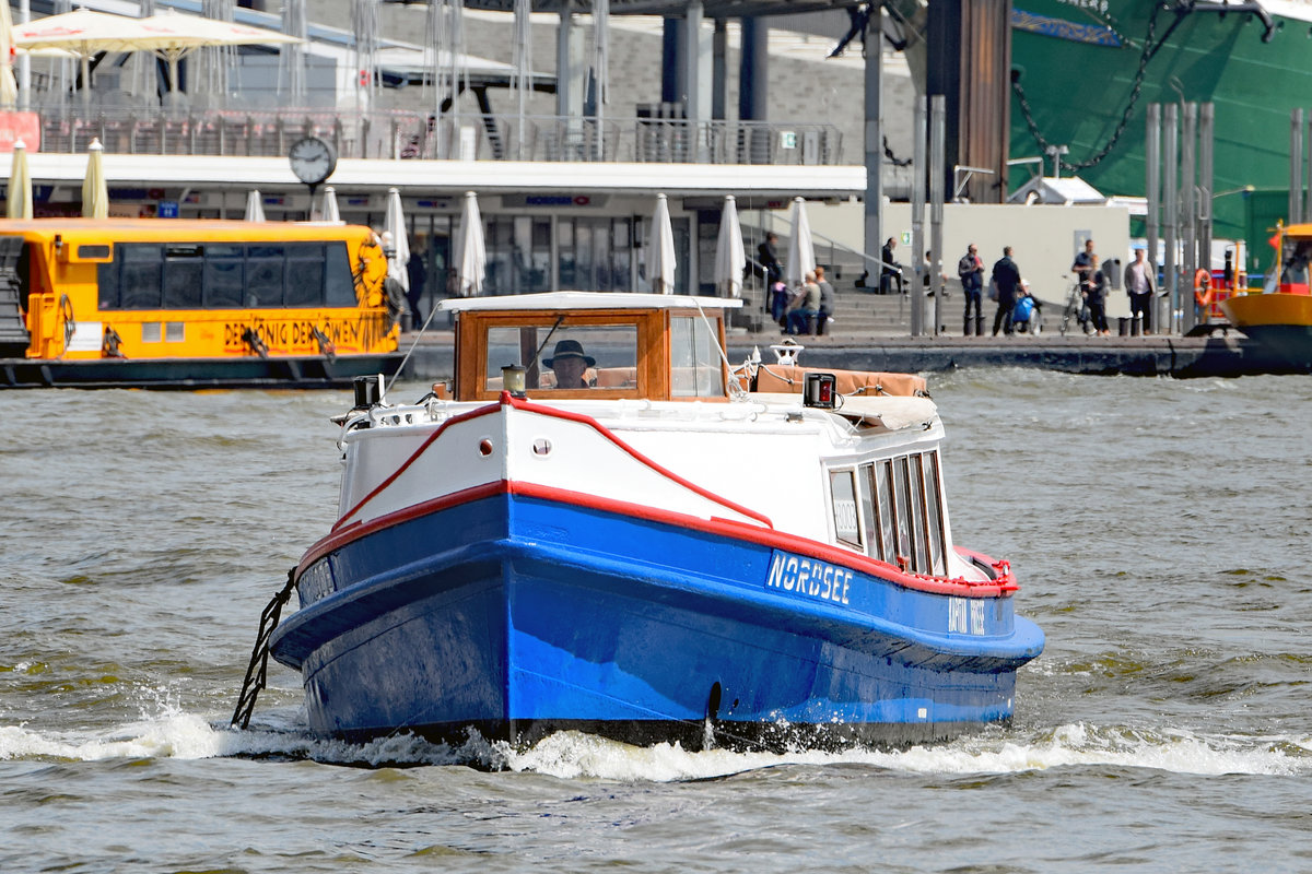 Barkasse NORDSEE am 26.05.2020 im Hafen von Hamburg