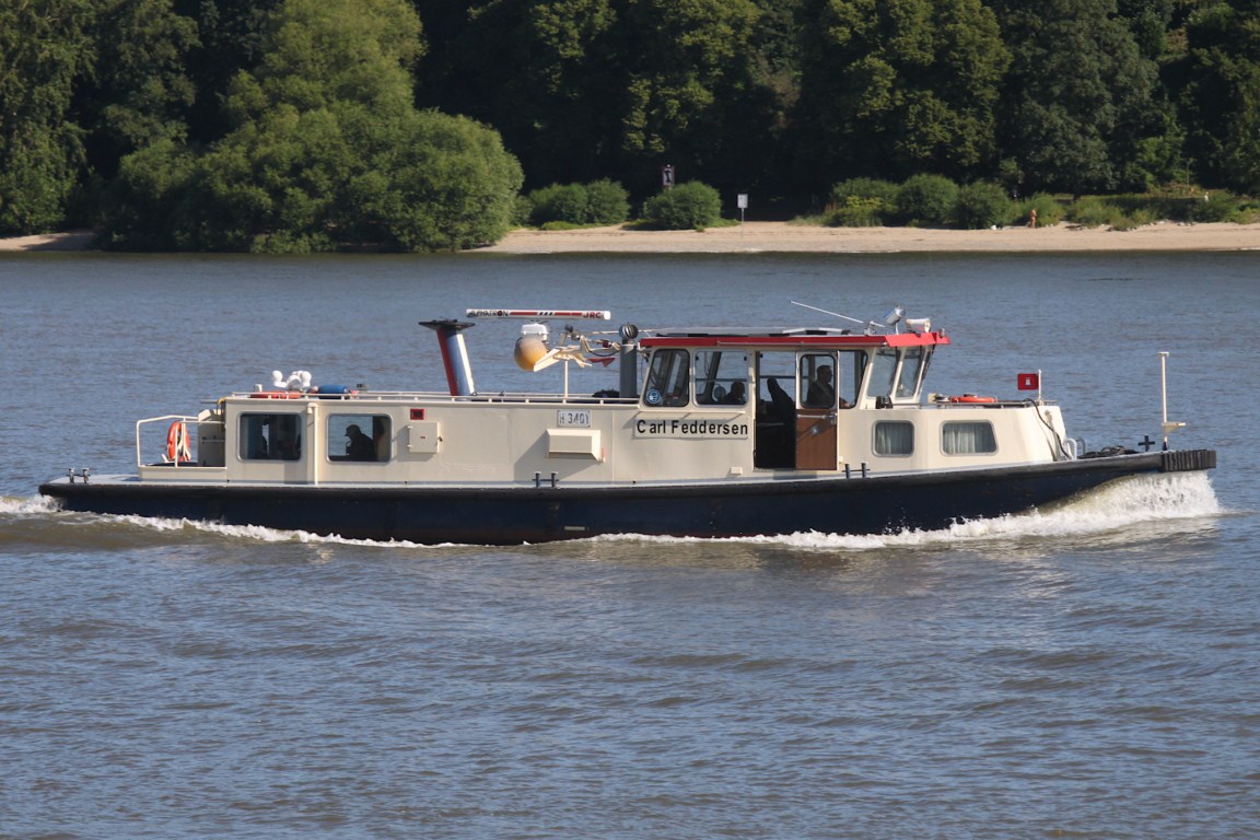Beh�rdenschiff CARL FEDDERSEN (ENI 05105630); Eigner/Betreiber: HPA; Datum: 21.07.2026; Aufnahmeort: Elbe/Hafen Hamburg, Deutschland.
