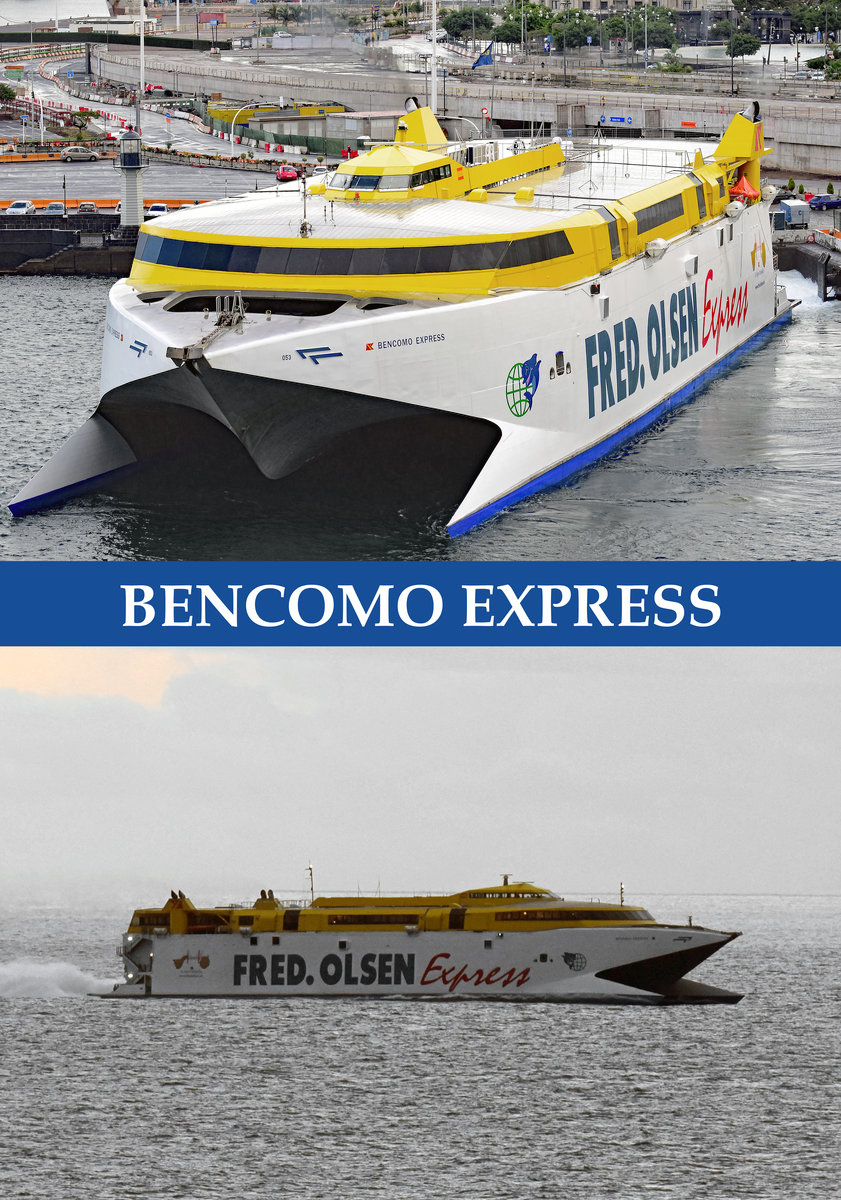 BENCOMO EXPRESS (IMO/MMSI: 9206712/224840000) am 11.02.2017 in / bei Santa Cruz de Tenerife