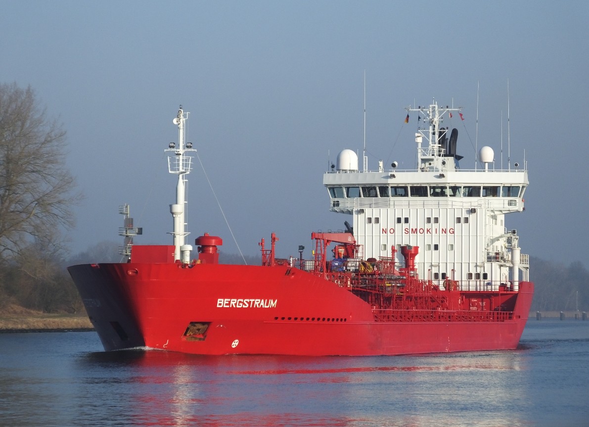  Bergstraum  (IMO 9108740) am 15.02.2017 im NOK, höhe Nobiskrug.