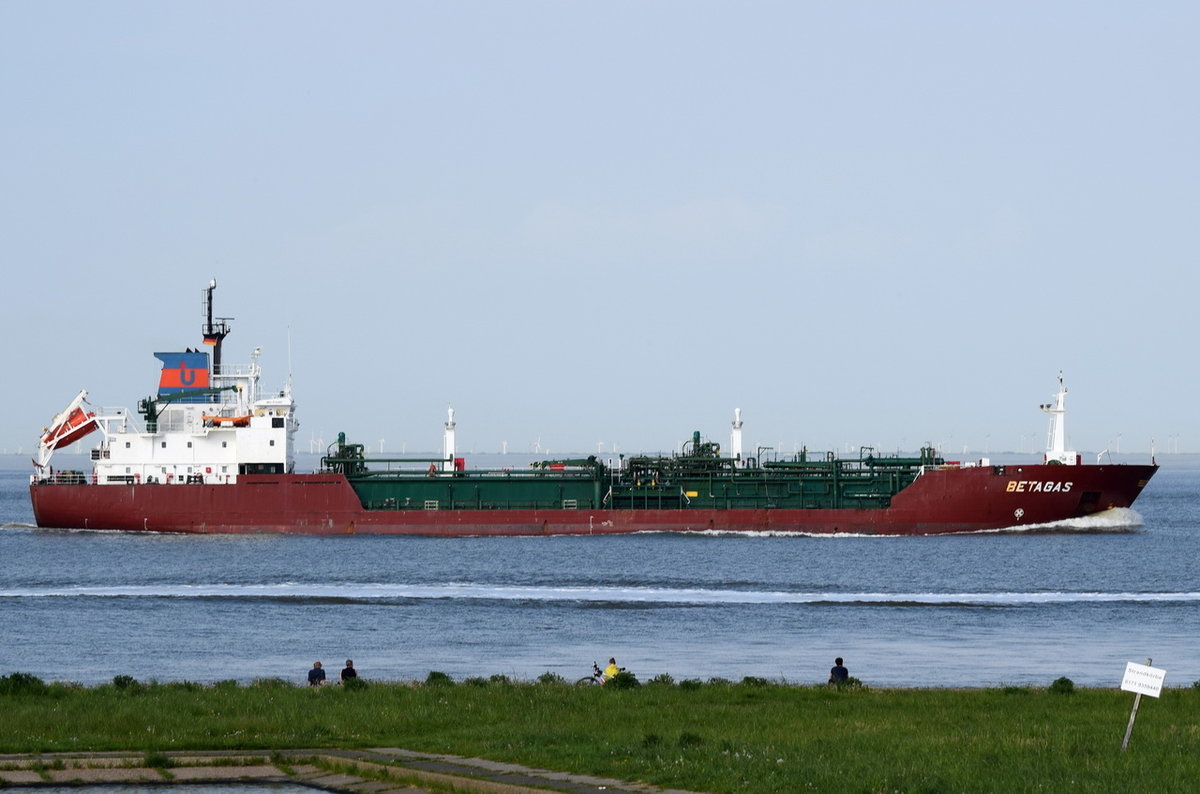 BETAGAS , LPG Tanker , IMO 9130468 , Baujahr 1997 , 114.6 × 15.7m , 17.05.2017  Cuxhaven