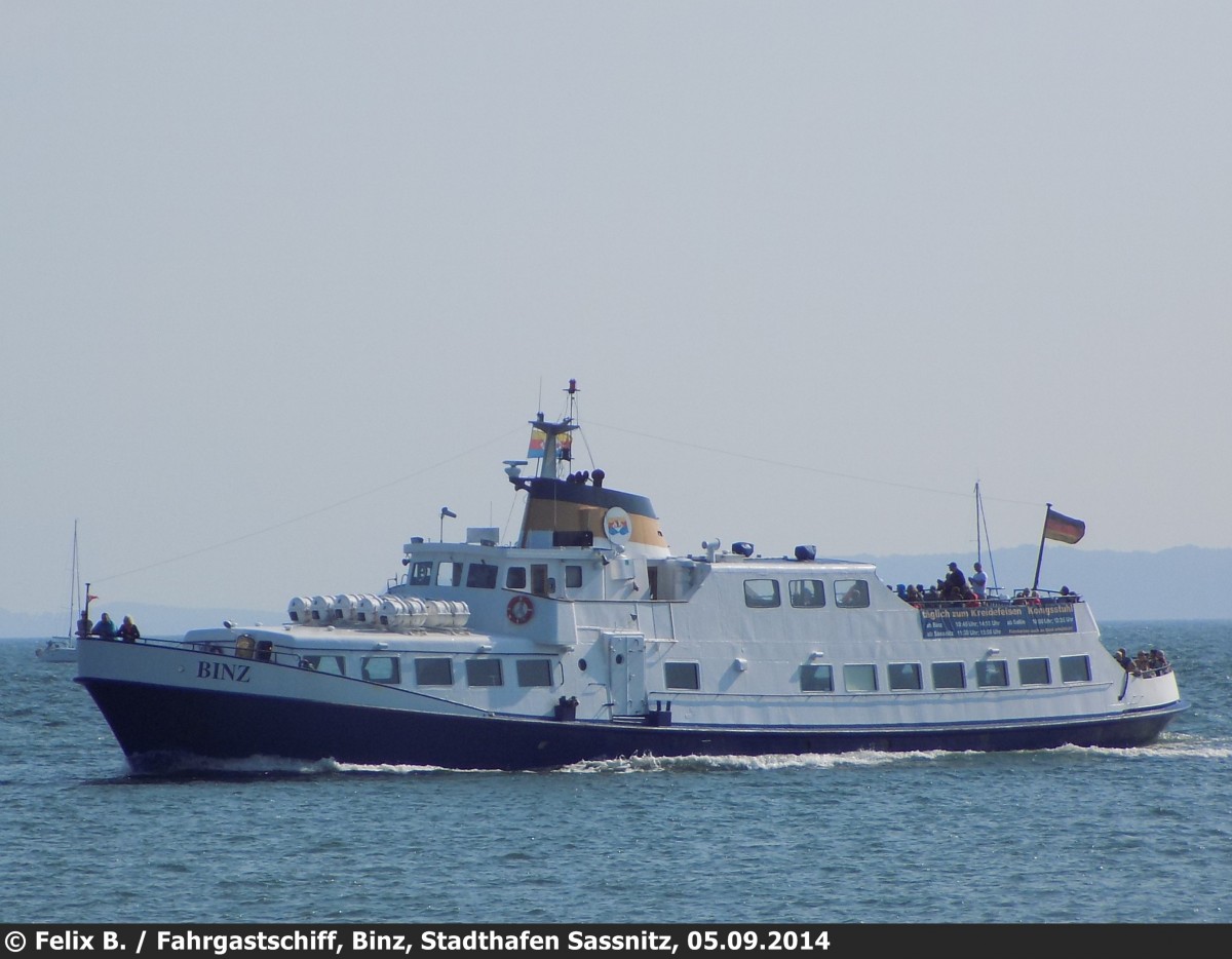  Binz  im Stadthafen Sassnitz am 05.09.2014