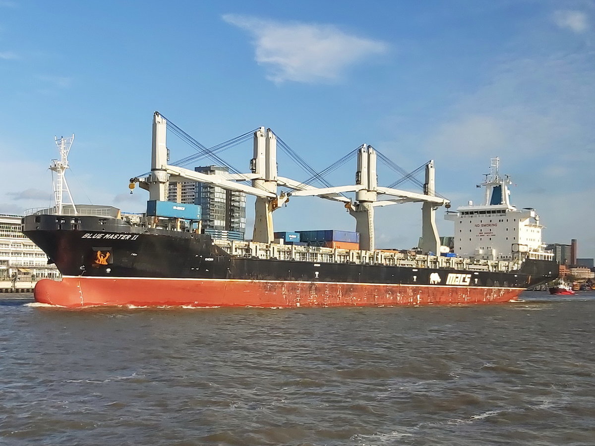 BLUE MASTER II , General Cargo , IMO 9465411 , Baujahr 2013 , 199.97 × 30.61m , Hamburg  , 27.10.2019