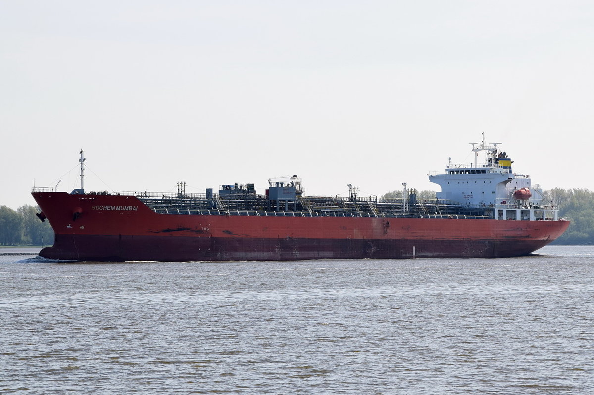 BOCHEM MUMBAI , Tanker , IMO 9565637 , Baujahr 2010 , 170.2 × 26.6m , 11.05.2017  Grünendeich