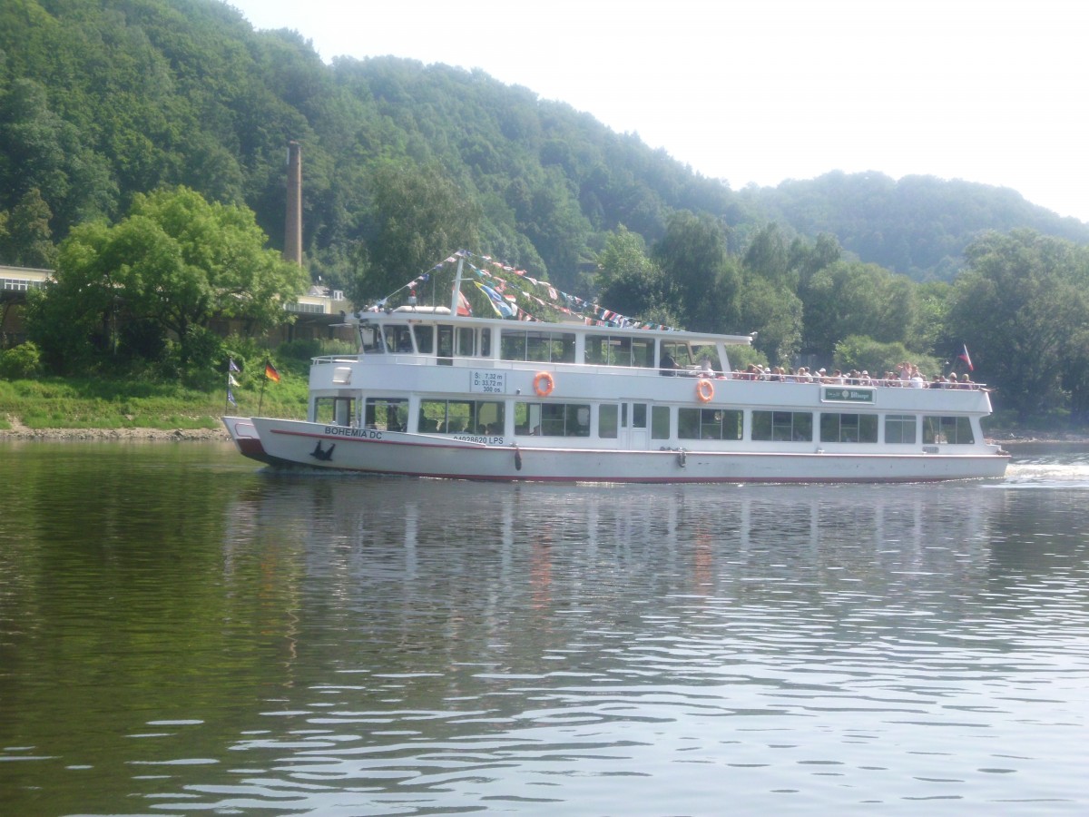 Bohemica DC am 27.07.2013 auf der Elbe.