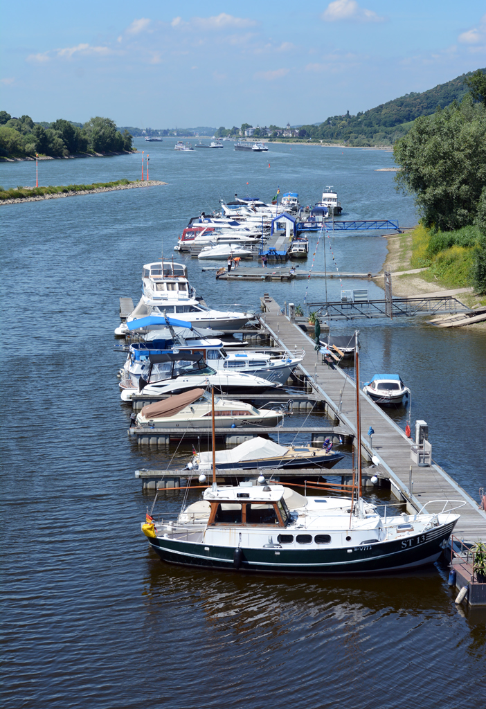 Boote im Yachthafen Bad Honnef - 01.07.2014