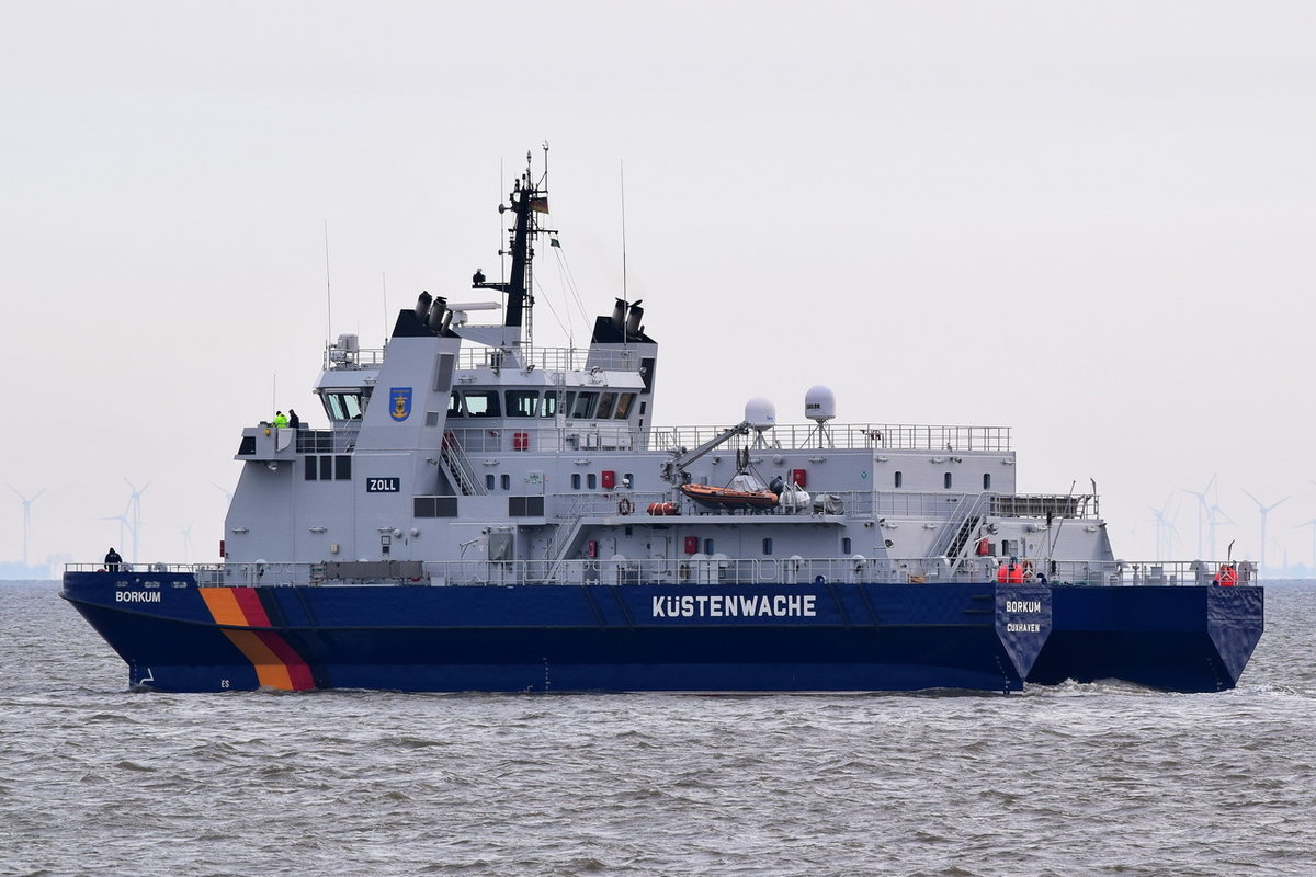 BORKUM , Küstenwache , IMO 9500376 , Baujahr 2009 , 49.42 × 19.08m , 30.03.2018  Cuxhaven Alte Liebe