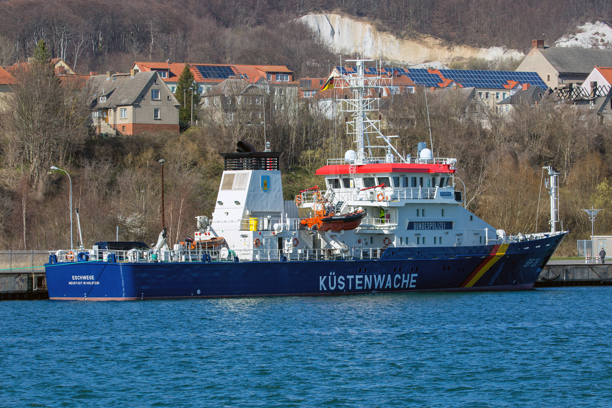 BP 26 Eschwege im Sassnitzer Hafen. - 02.04.2019