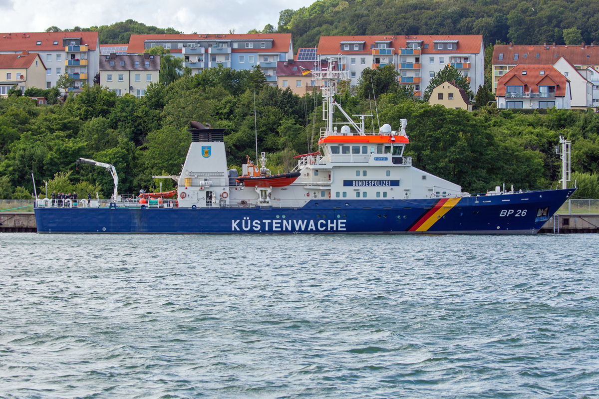 BP26 ESCHWEGE im Sassnitzer Hafen. - 15.07.2022