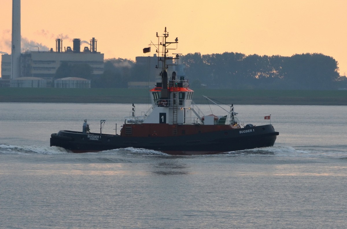 BUGSIER  1 , Schlepper , IMO  9158472 , Baujahr 1997 , Bremerhaven  19.10.2015