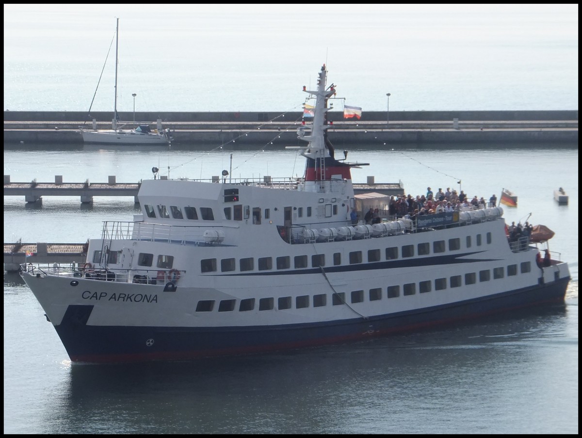  Cap Arkona  im Stadthafen Sassnitz am 14.09.2013